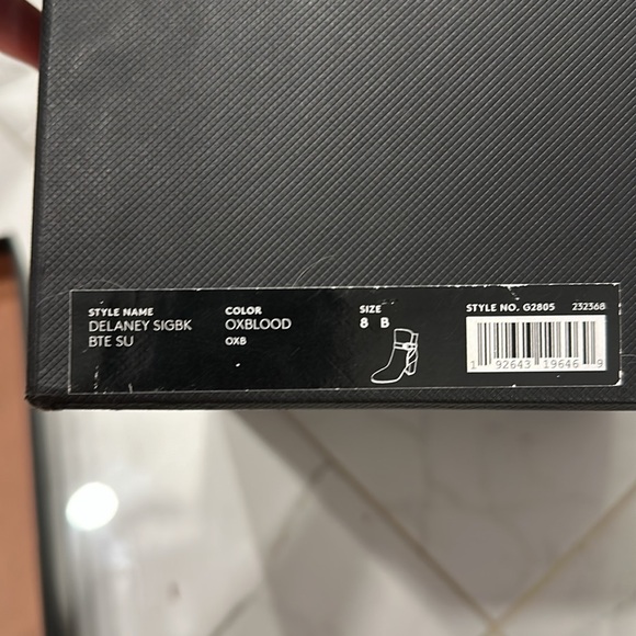 Coach Delaney Signature Buckle Heel Bootie Size 8 - Picture 9 of 9